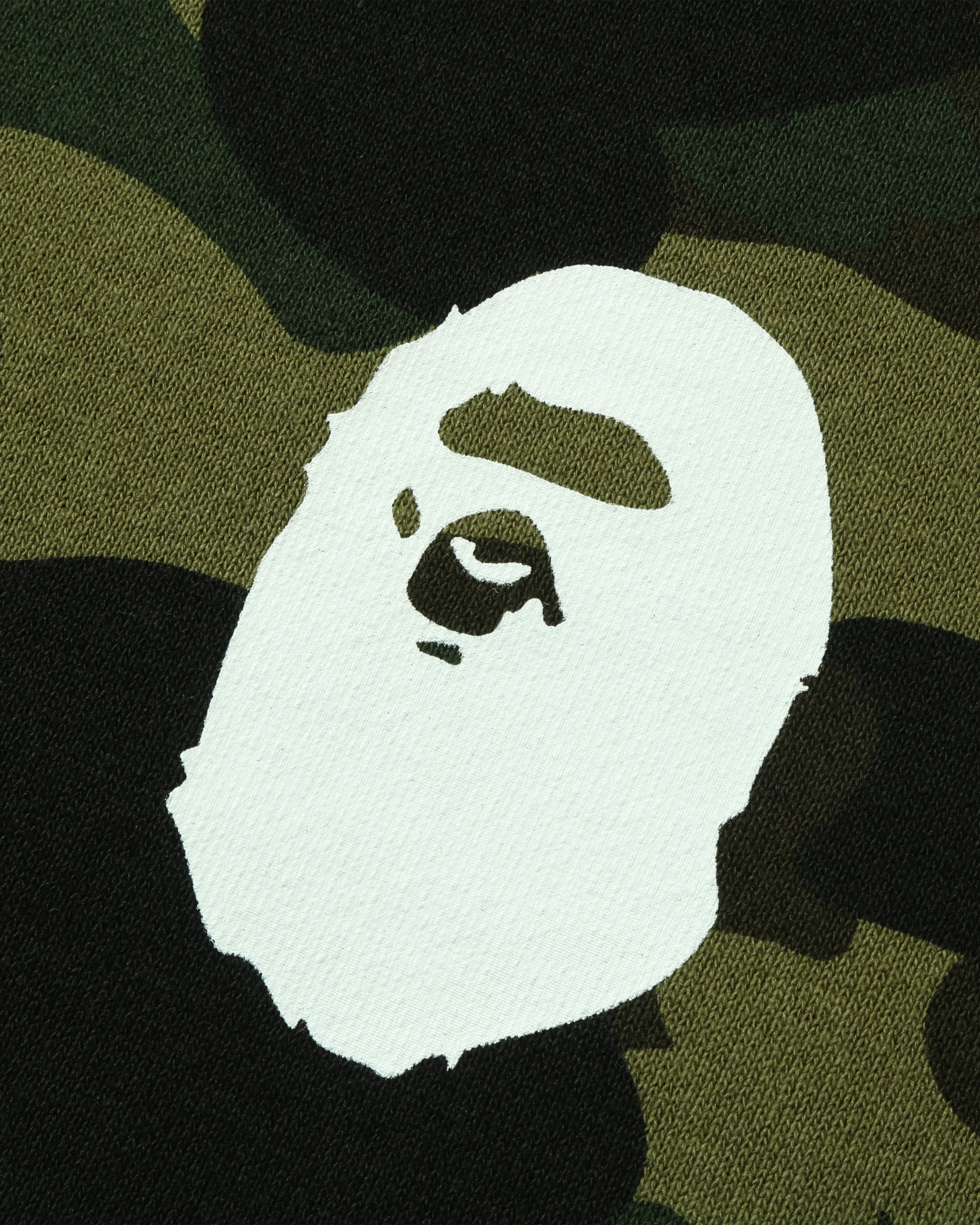 BAPE 1ST CAMO APE HEAD CREWNECK - GREEN - Image 2