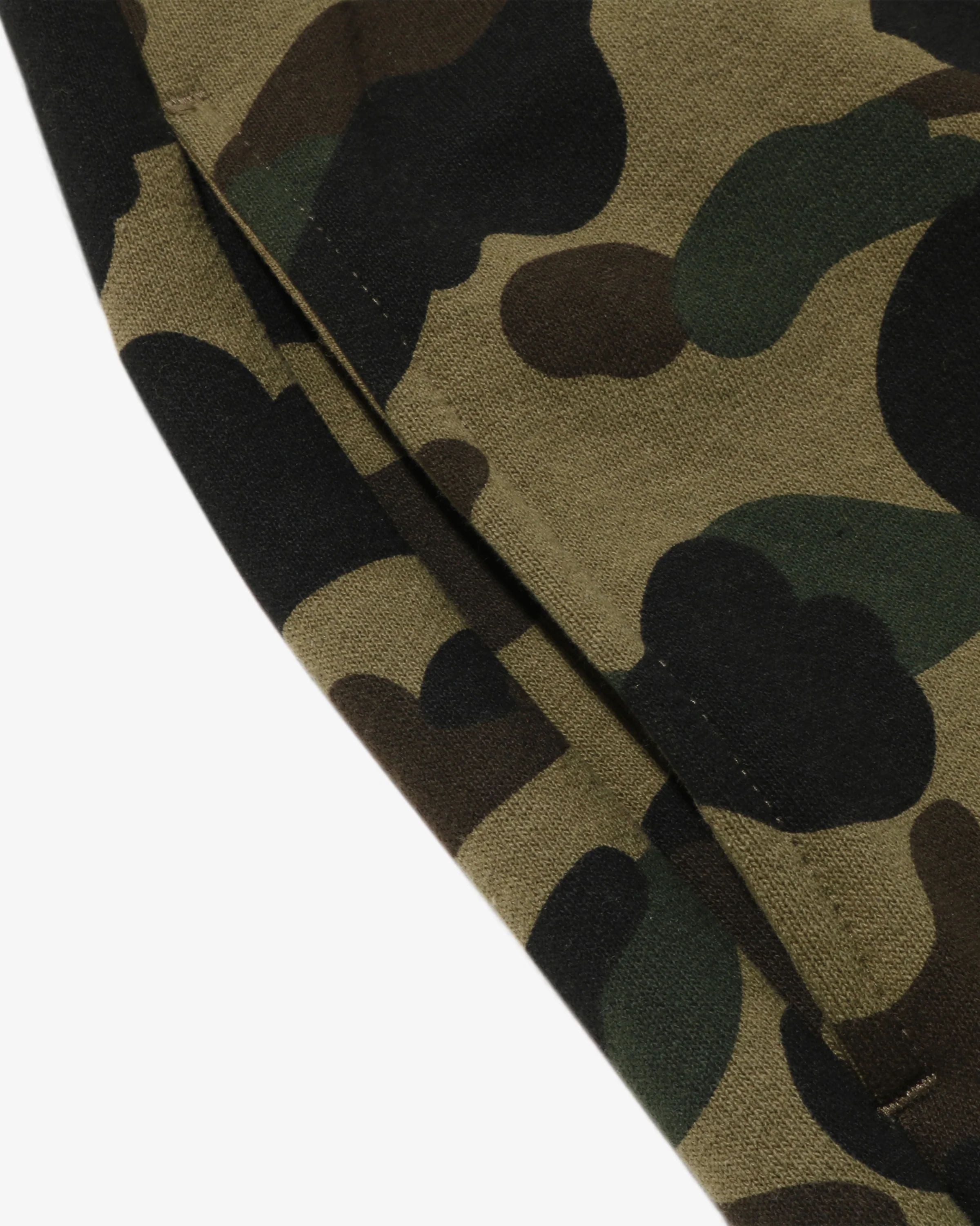 BAPE 1ST CAMO APE HEAD PATCHED SWEAT PANTS - Image 4