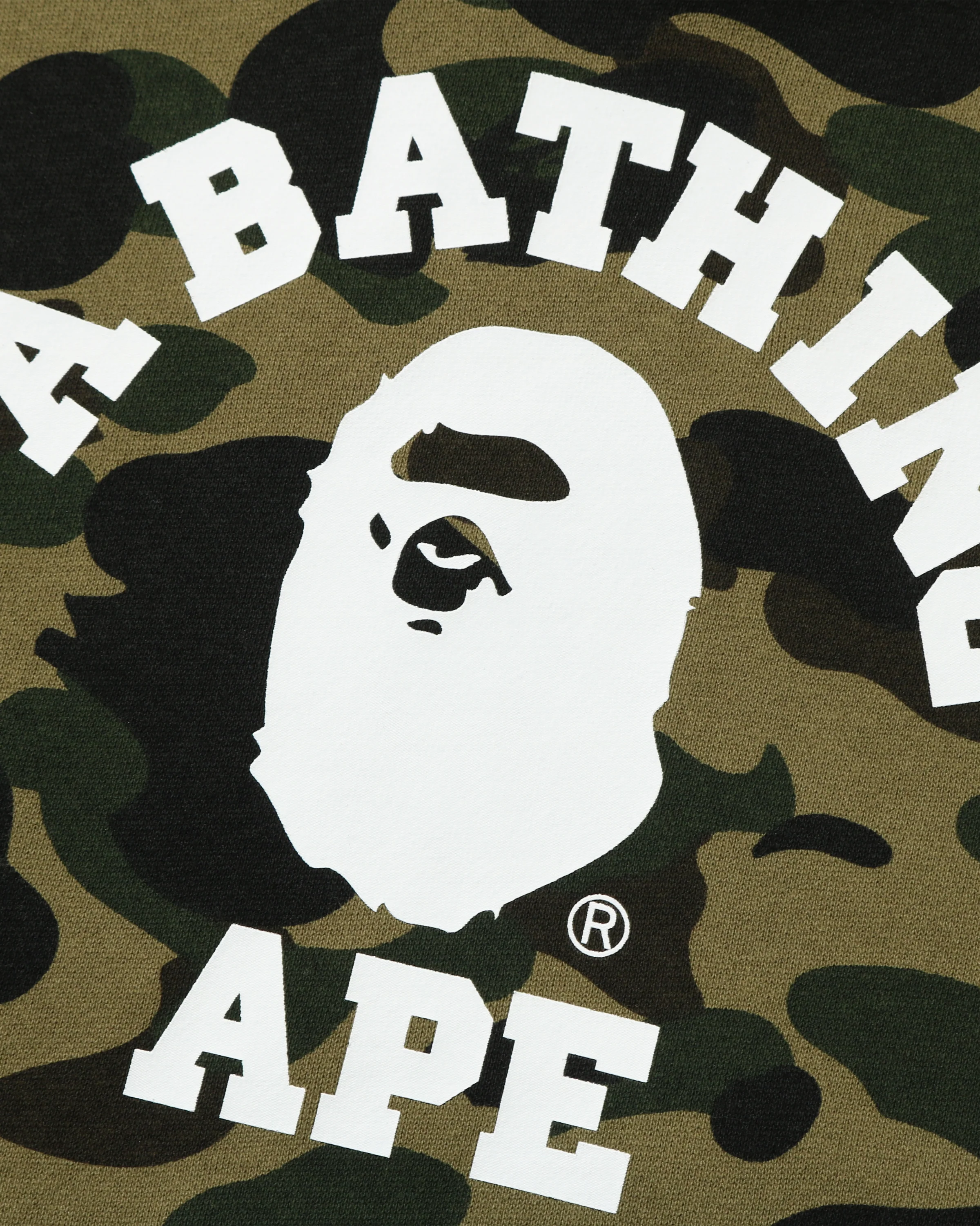 BAPE 1ST CAMO COLLEGE PULLOVER HOODIE - Image 2