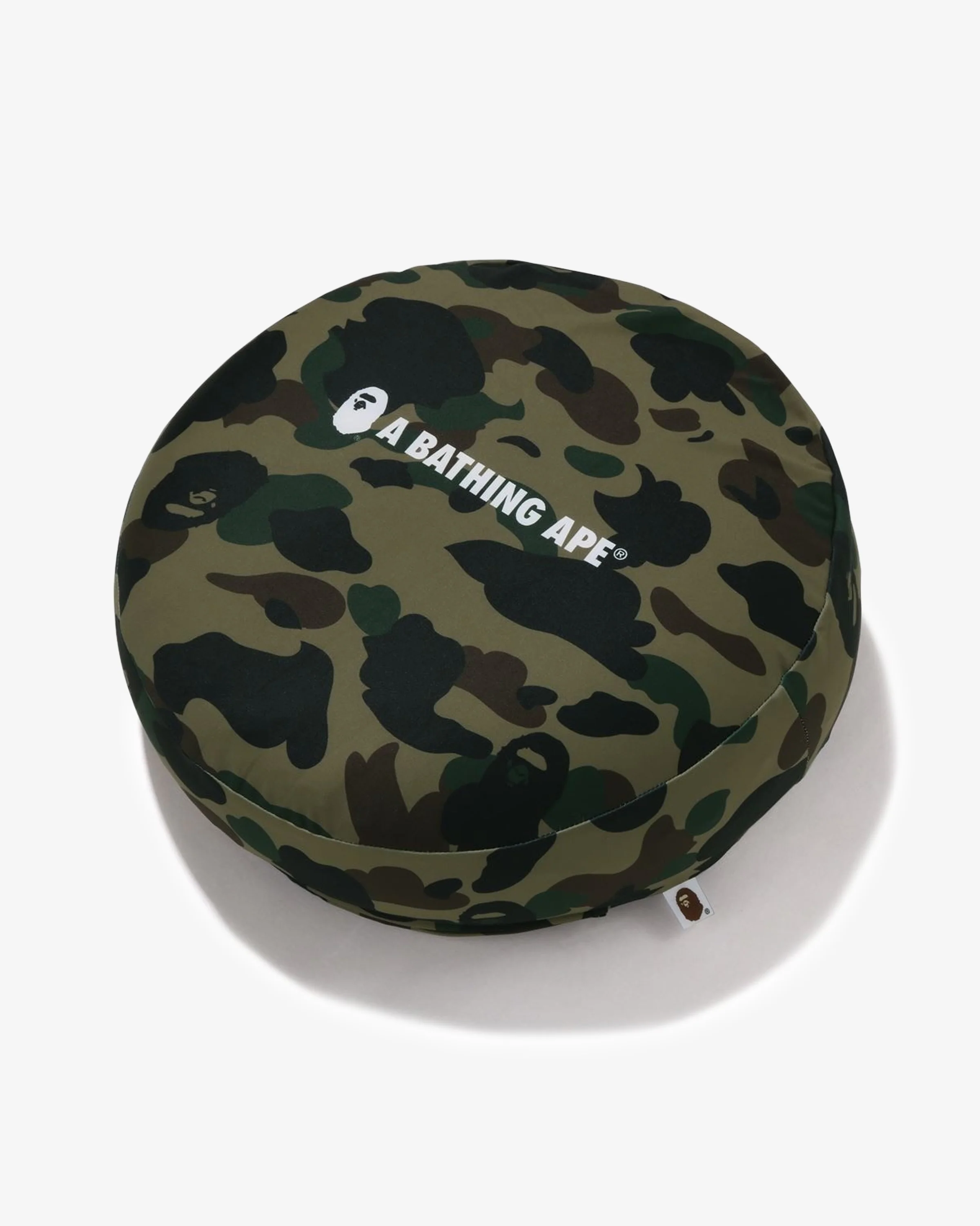 BAPE 1ST CAMO SQUARE FLUFFY BEADS CUSHION - GREEN - Image 2