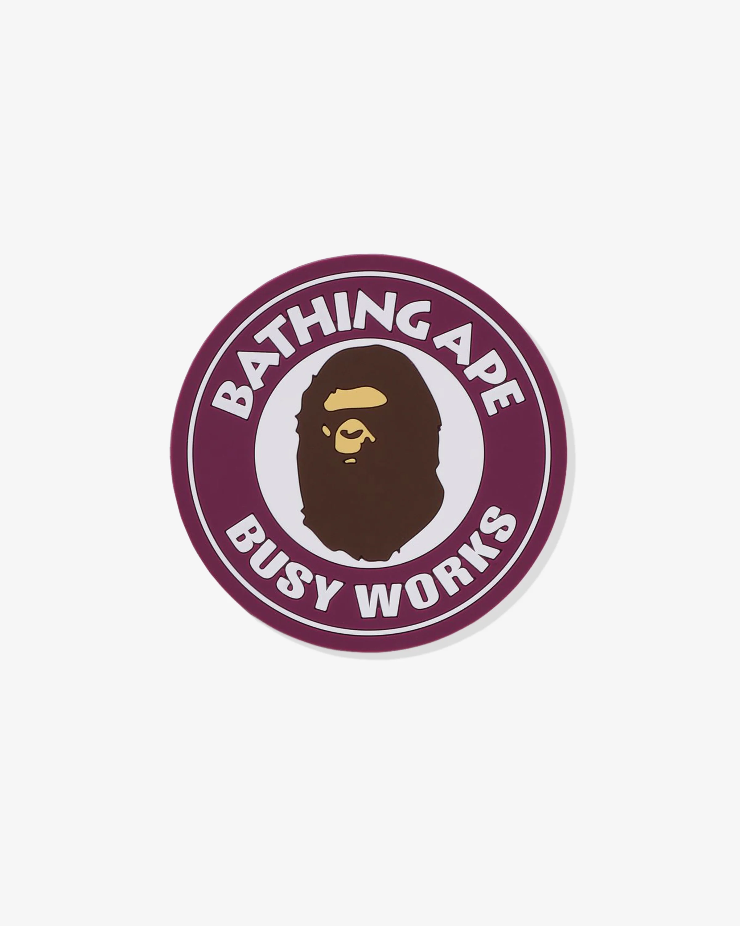 BAPE BUSY WORKS RUBBER COASTER - Image 5