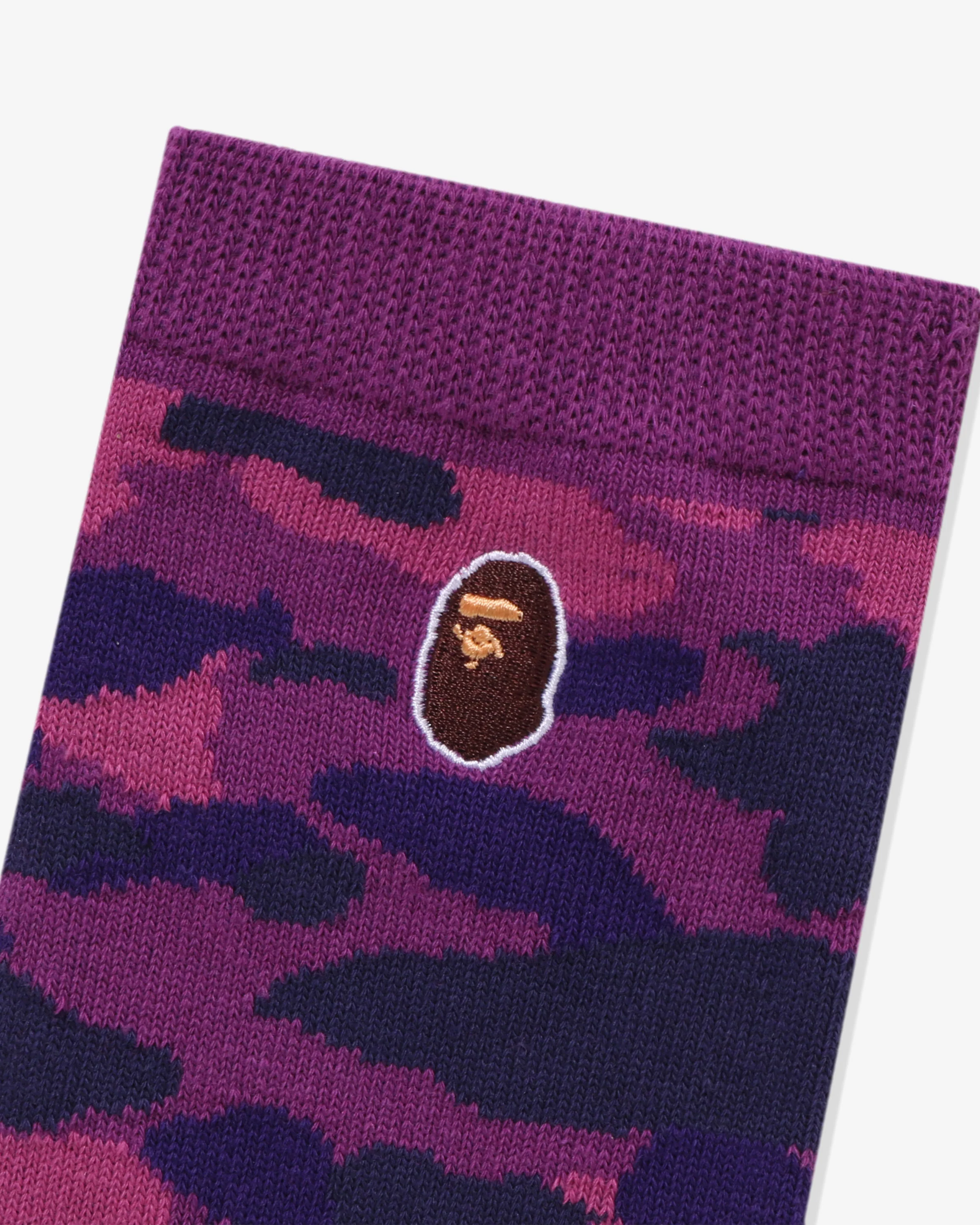 BAPE COLOR CAMO APE HEAD ONE POINT SOCKS - Image 4