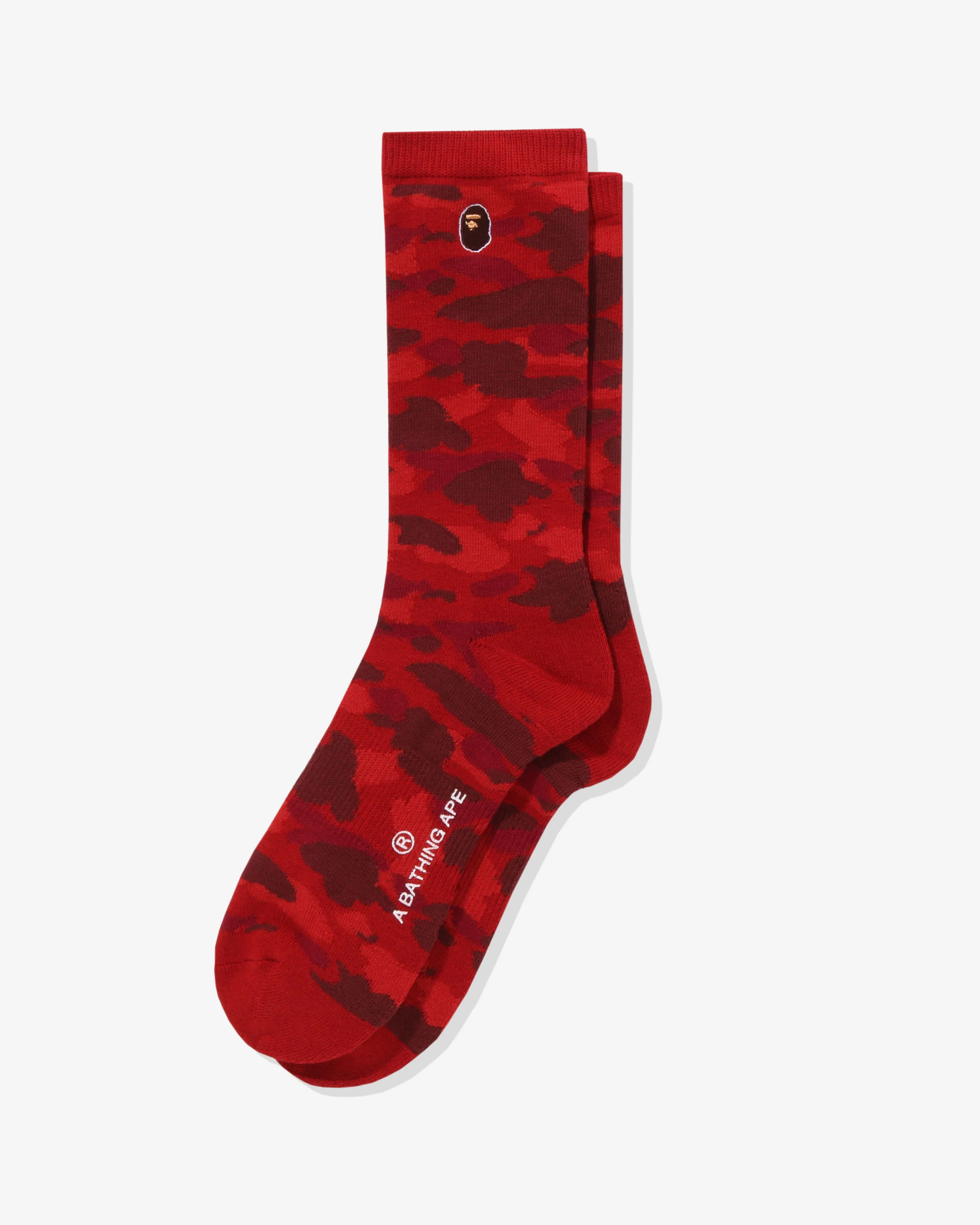 BAPE COLOR CAMO APE HEAD ONE POINT SOCKS - Image 5