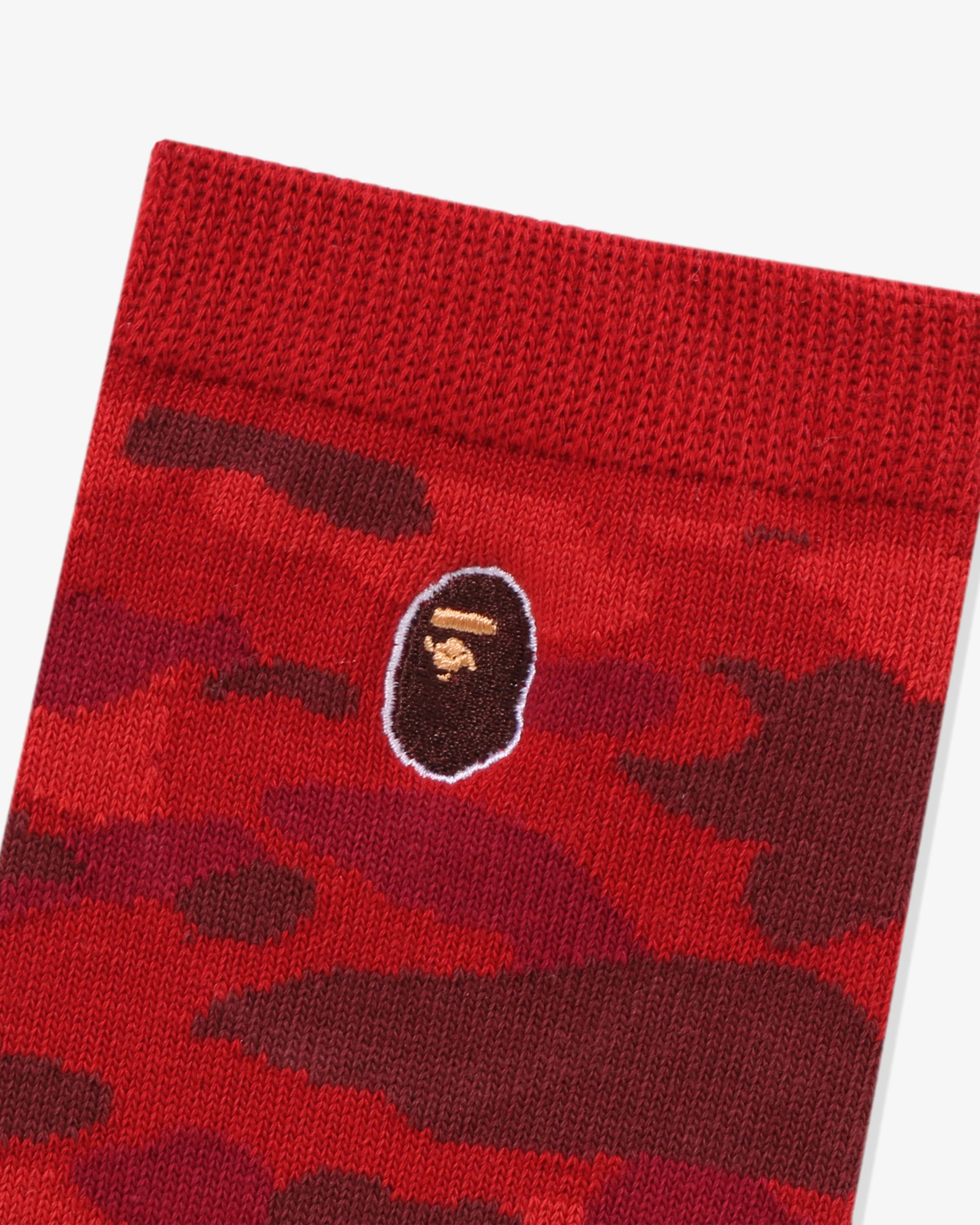 BAPE COLOR CAMO APE HEAD ONE POINT SOCKS - Image 6