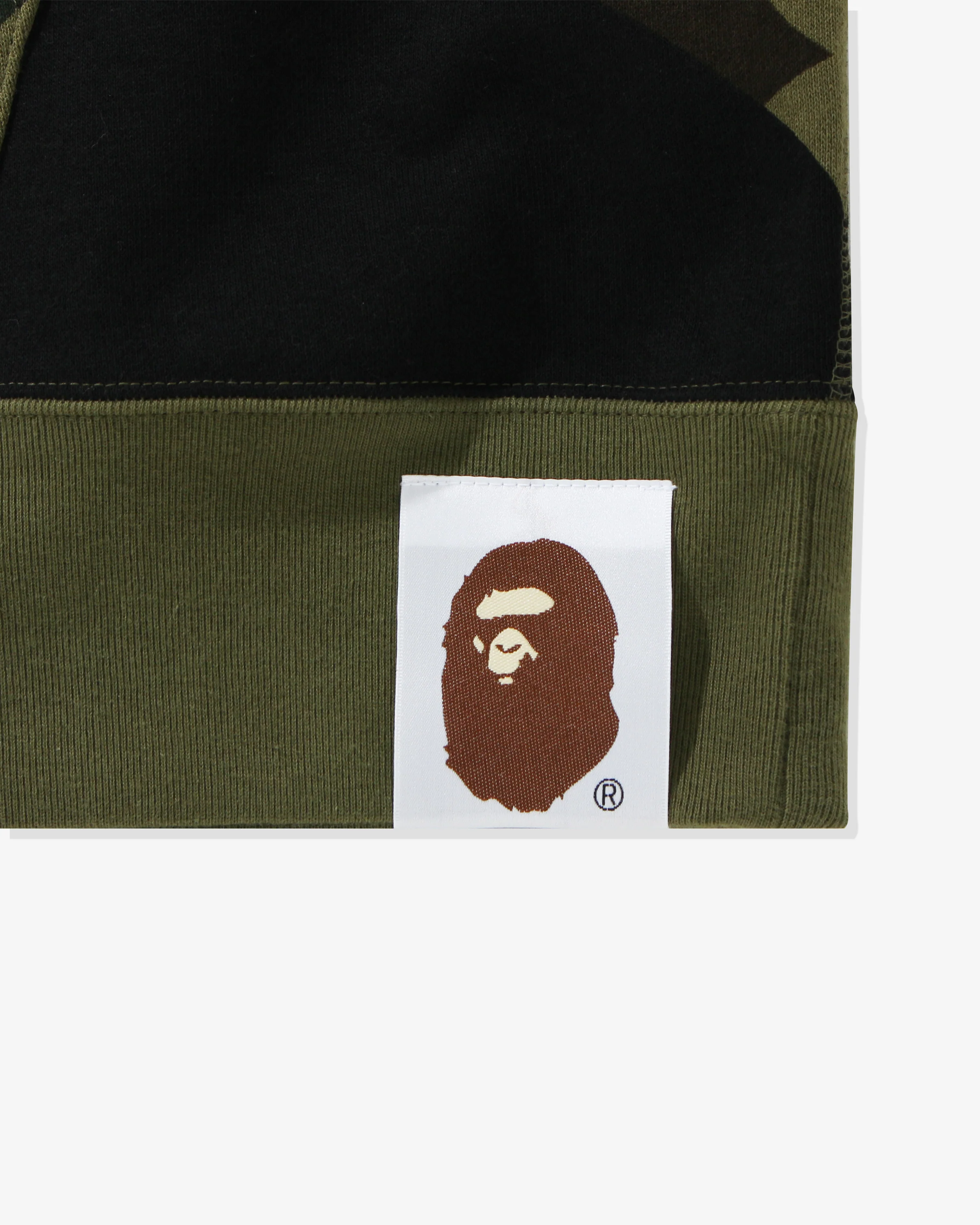 BAPE GIANT 1ST CAMO SHARK LOOSE FIT FULL ZIP - GREEN - Image 4