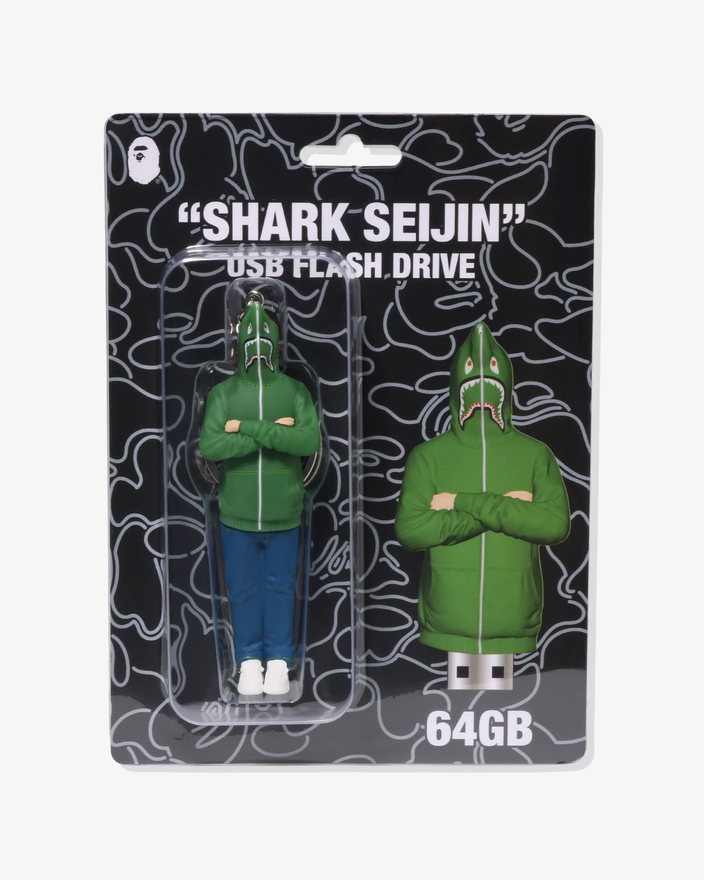 BAPE SHARK SEIJIN USB FLASH DRIVE - GREEN - Image 6