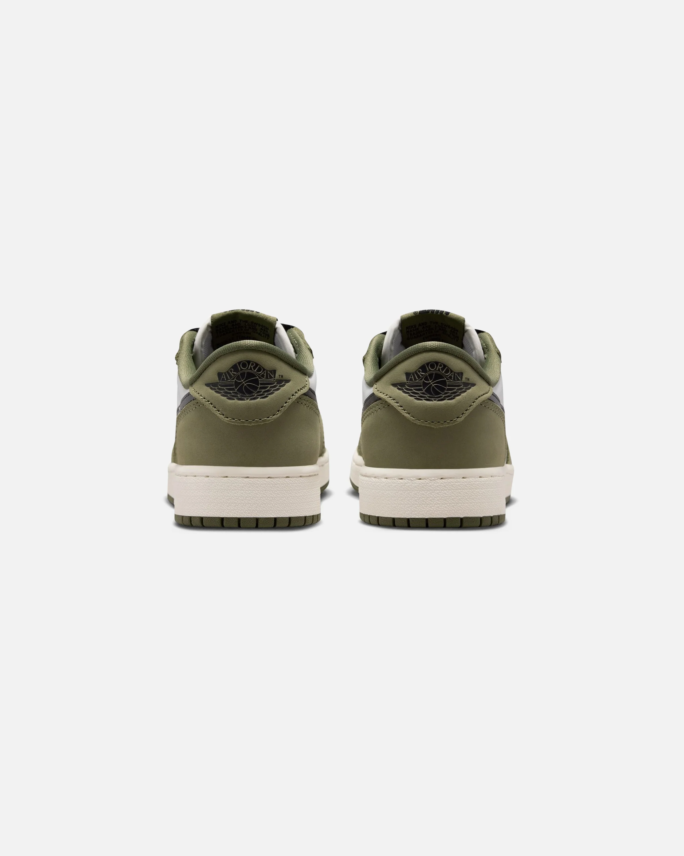 JORDAN GS AJ 1 RETRO LOW - MEDIUM OLIVE/ BLACK - Image 3