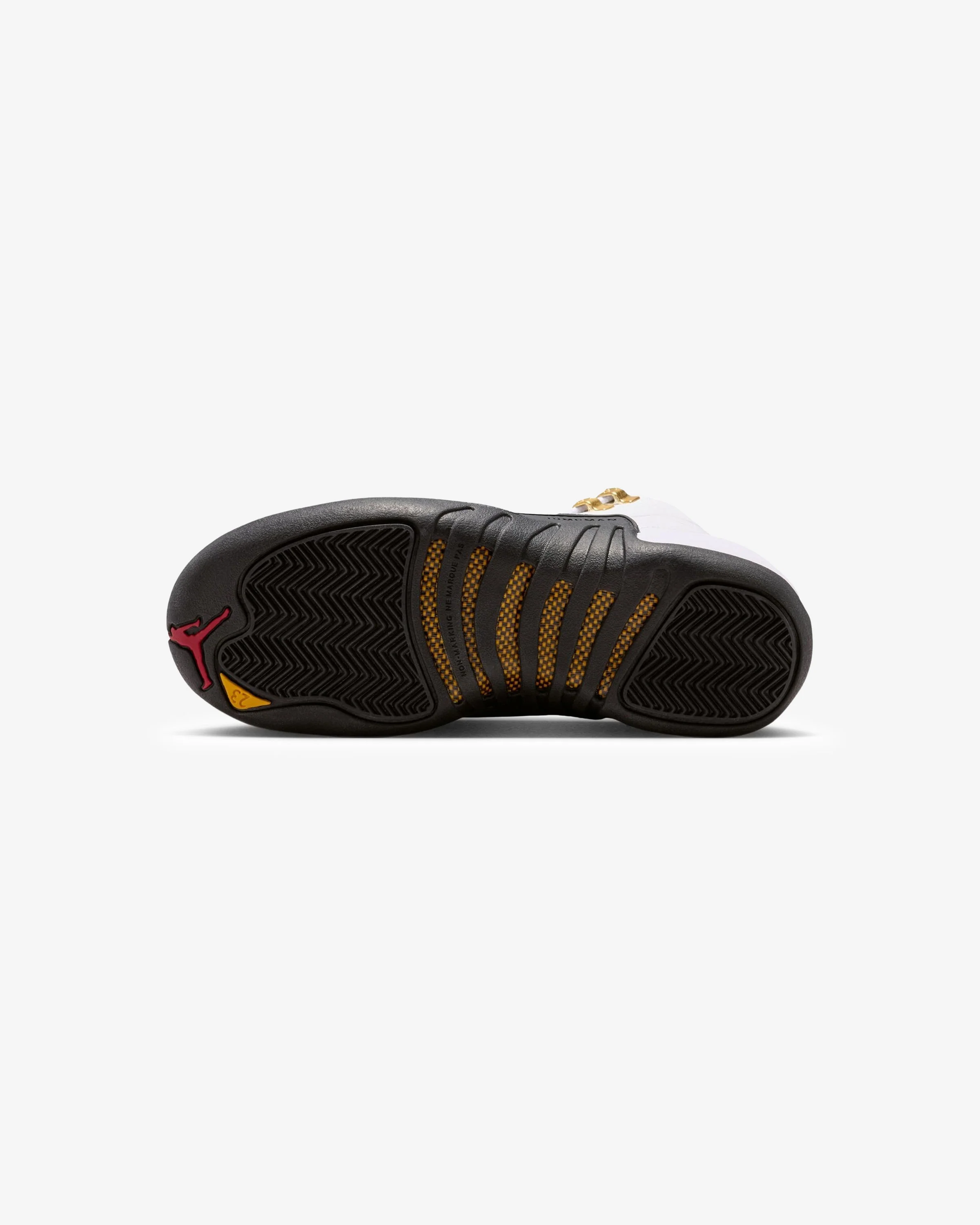 JORDAN GS AJ 12 RETRO - WHITE/ BLACK/ TAXI - Image 5