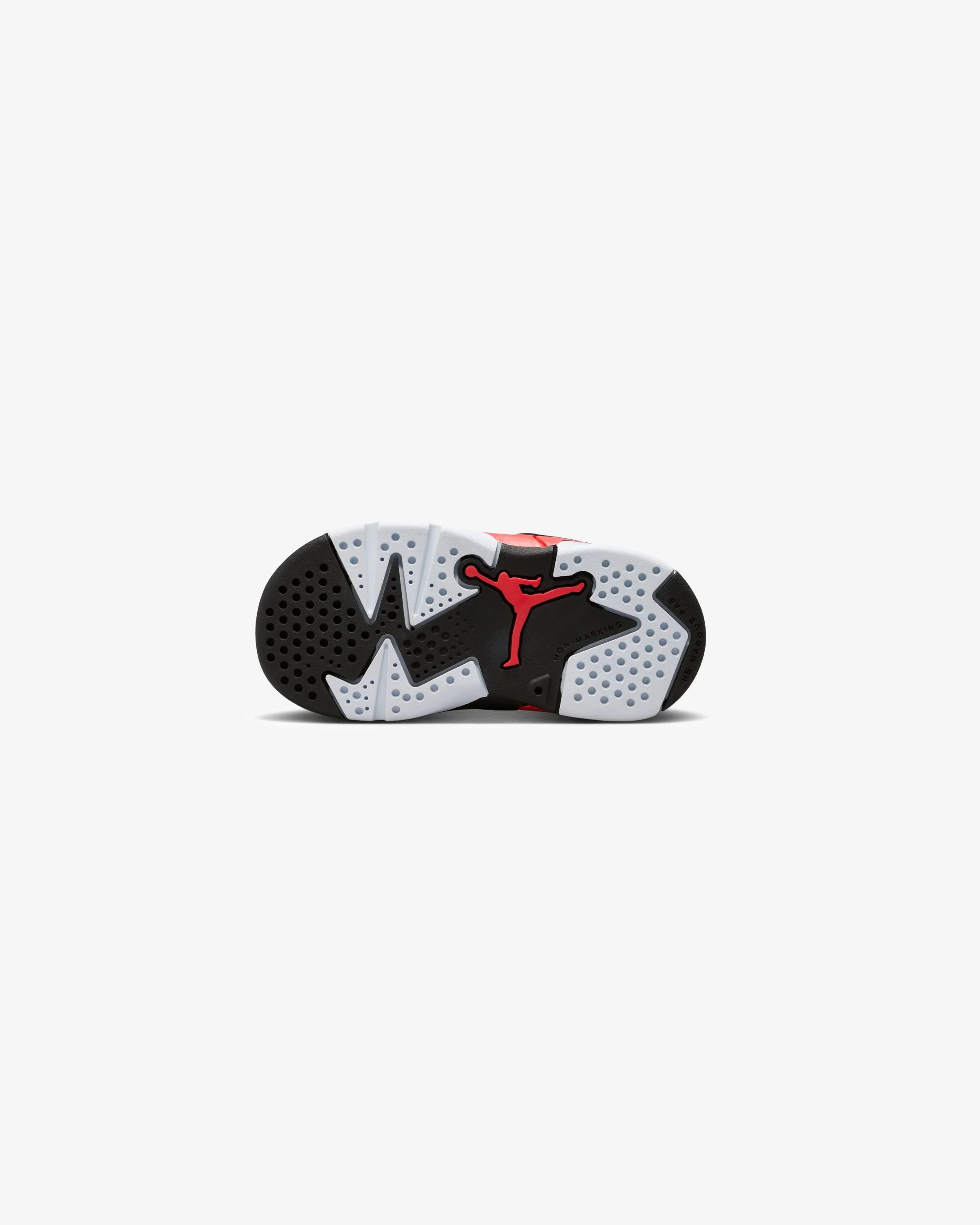 JORDAN TD AJ 6 RETRO 'INFRARED'  - BLACK/ LIGHT CRIMSON - Image 5