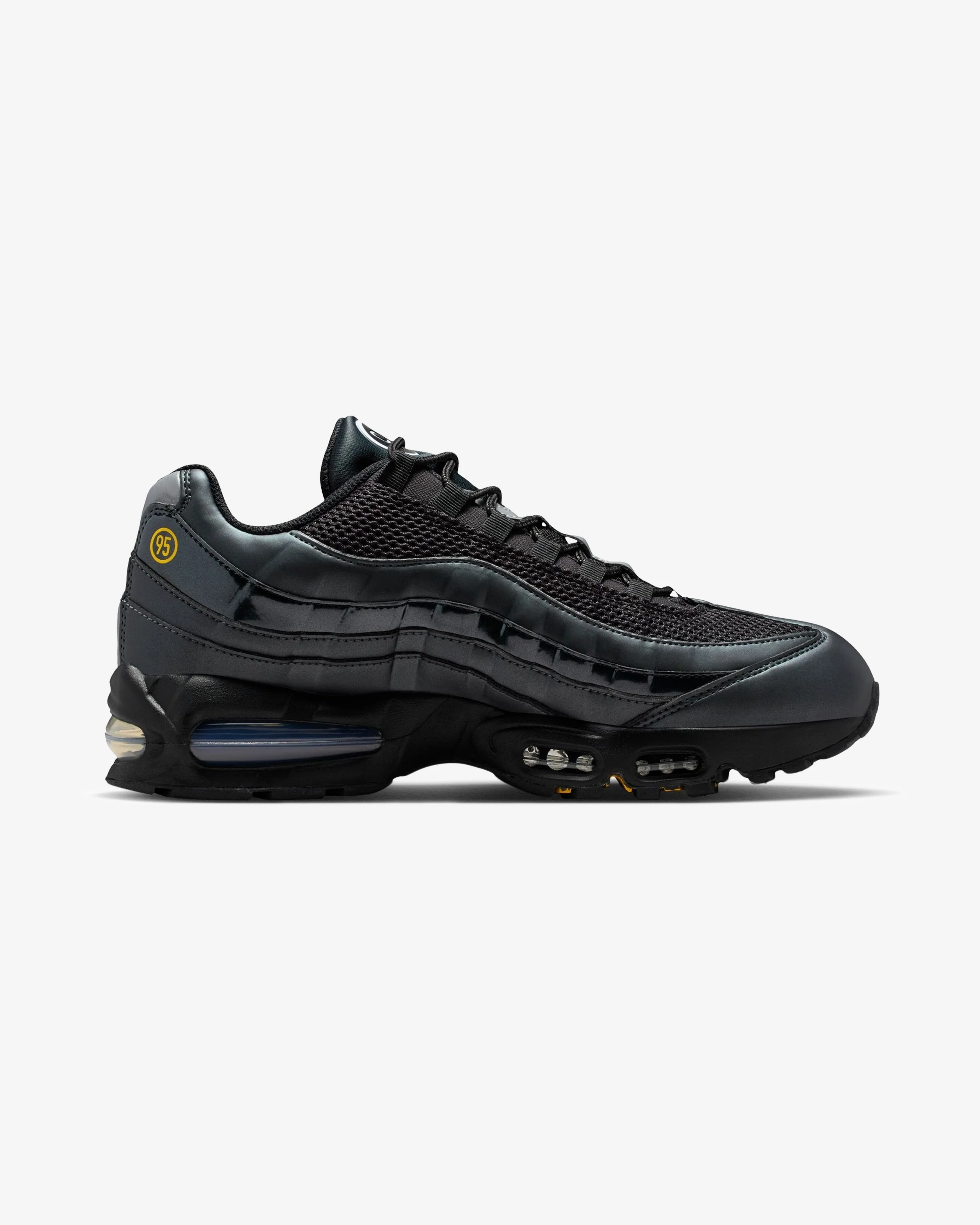 NIKE AIR MAX 95 - BLACK/ WHITE/ UNIVERSITY GOLD - Image 3