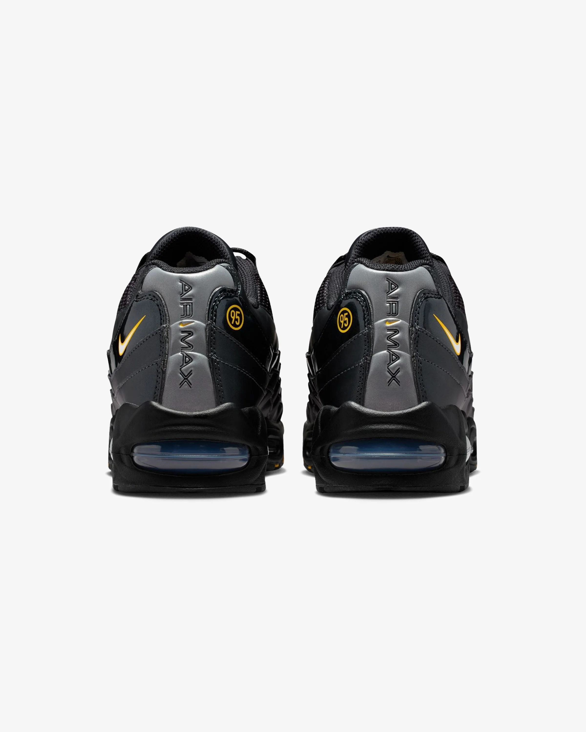 NIKE AIR MAX 95 - BLACK/ WHITE/ UNIVERSITY GOLD - Image 4