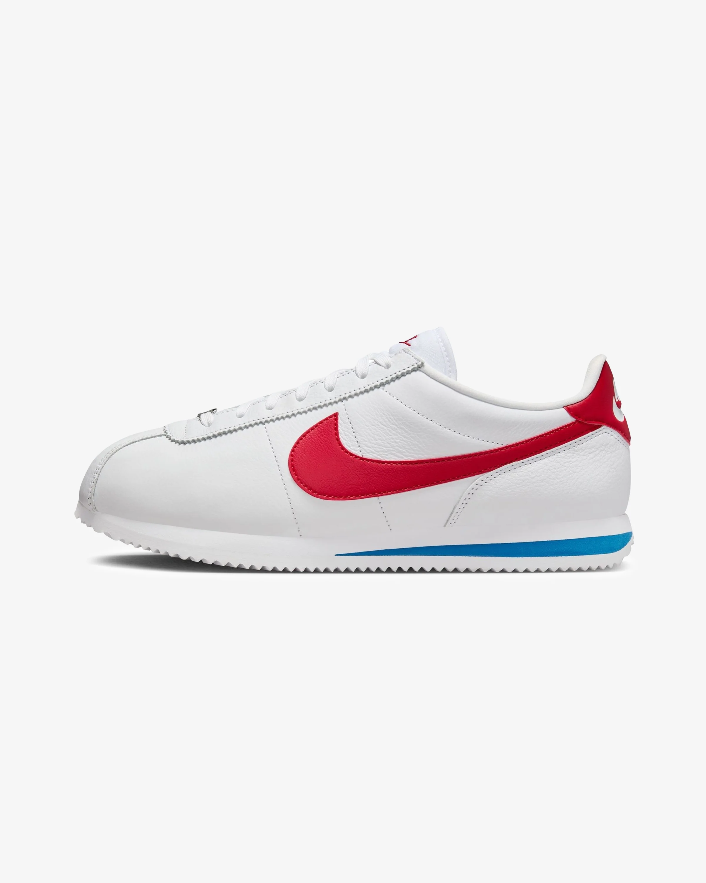 NIKE CORTEZ - WHITE/ VARSITYRED/ VARSITYBLUE - Image 2
