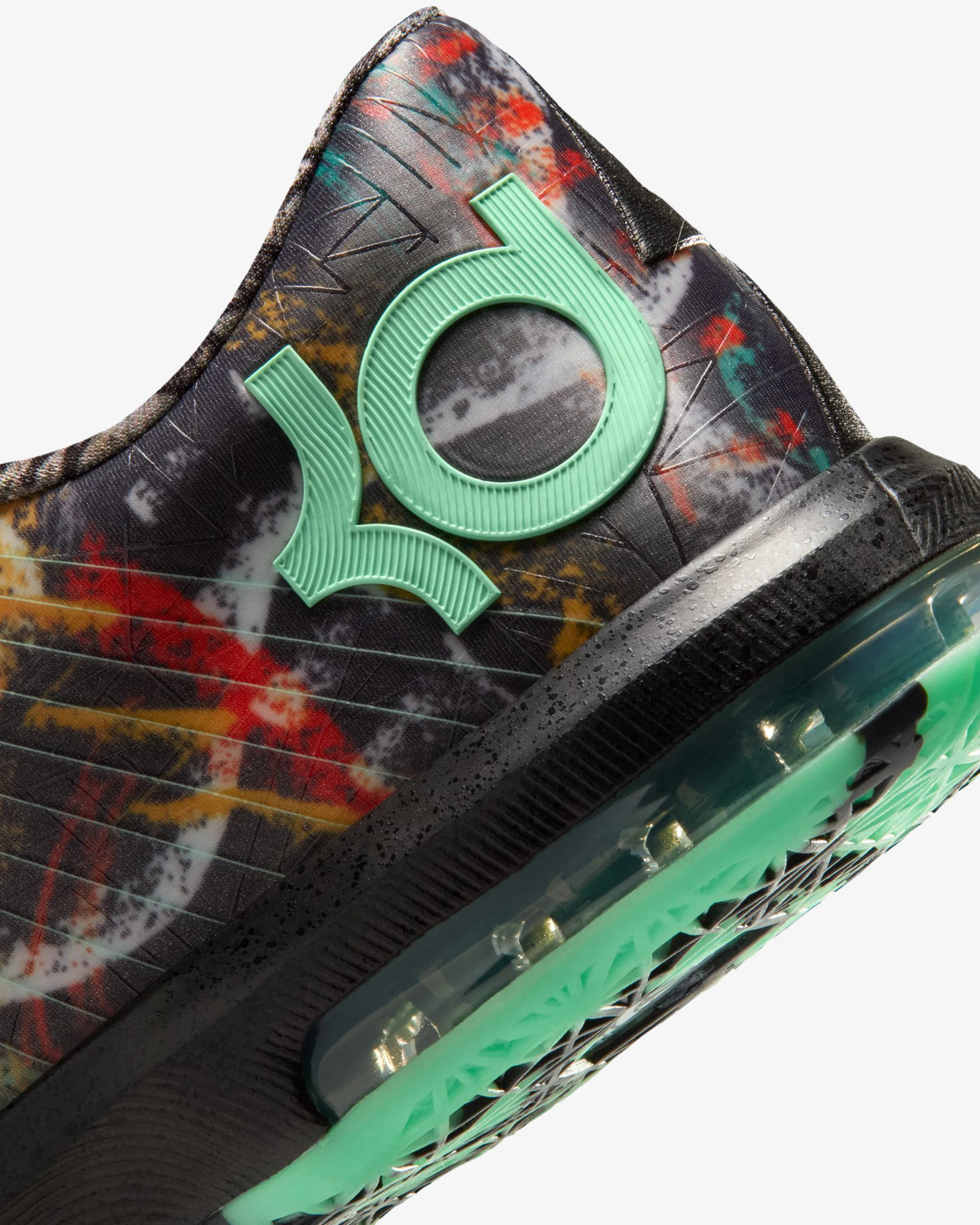 NIKE KD VI - MULTI-COLOR/ GREEN GLOW - Image 8