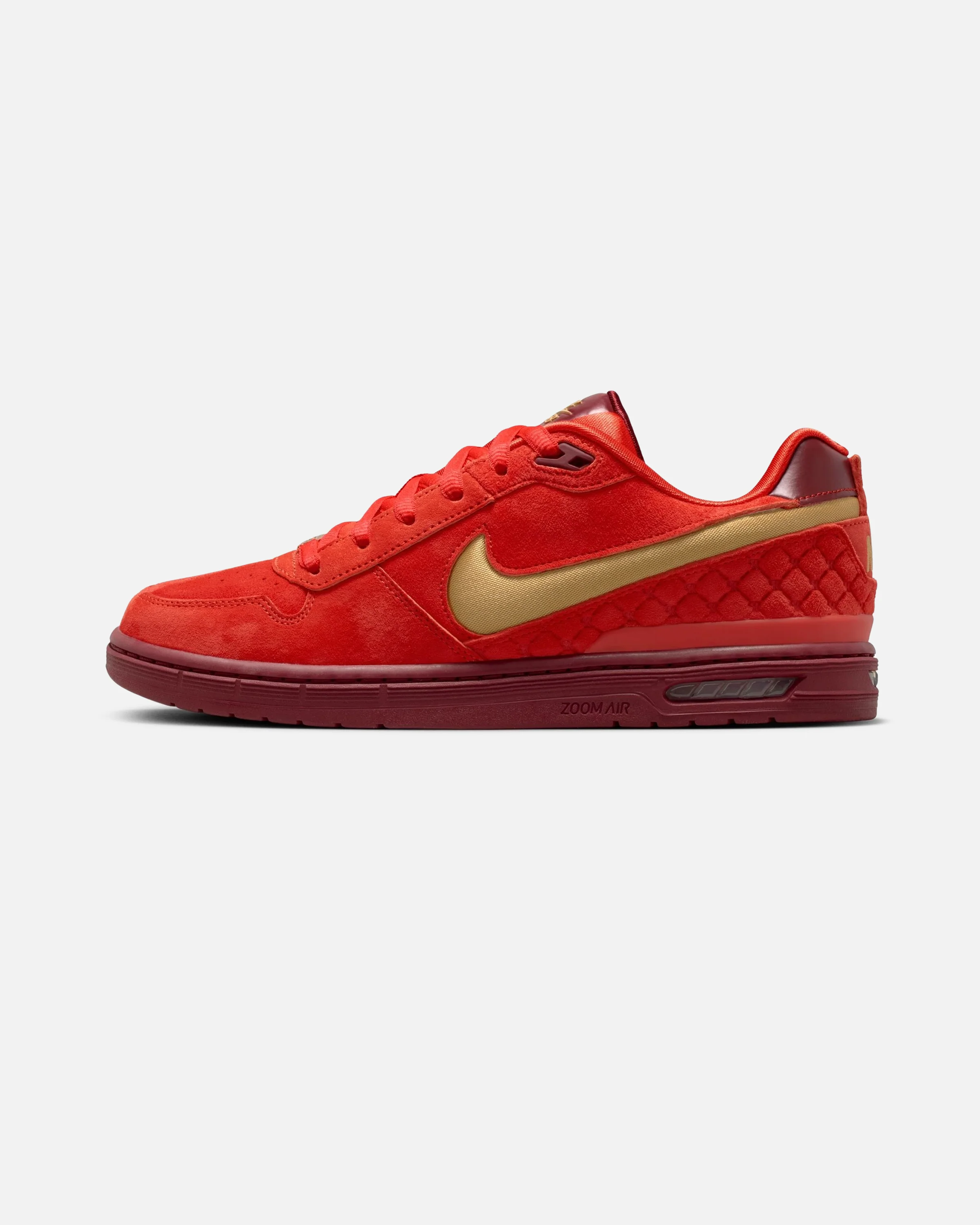 NIKE SB ZOOM P-ROD 1 QS ‘LA ASW’ - HABANERO RED/ CLUB GOLD - Image 2