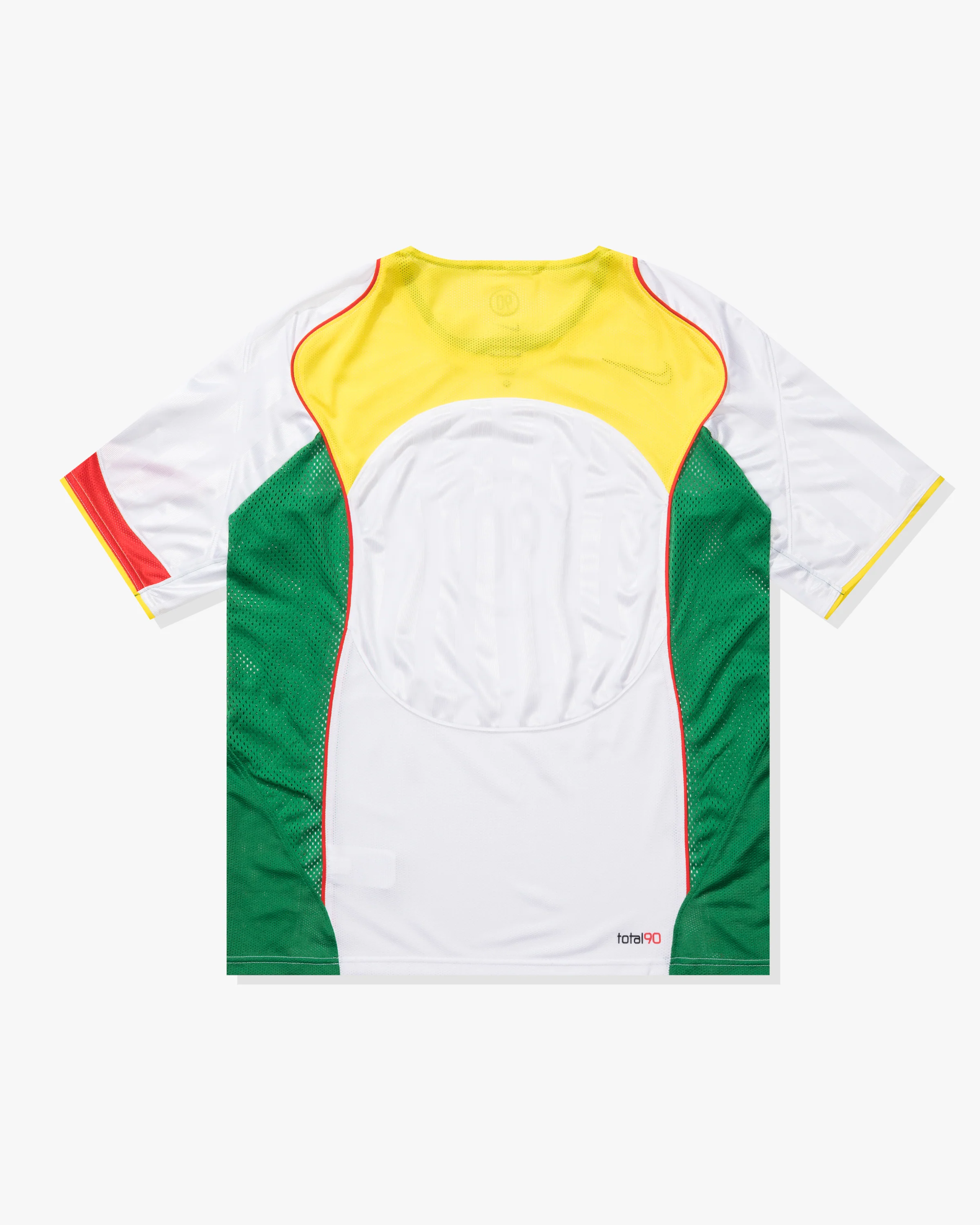 NIKE TOTAL 90 MEN'S DRI-FIT SOCCER JERSEY - WHITE/ OPTICYELLOW - Image 2