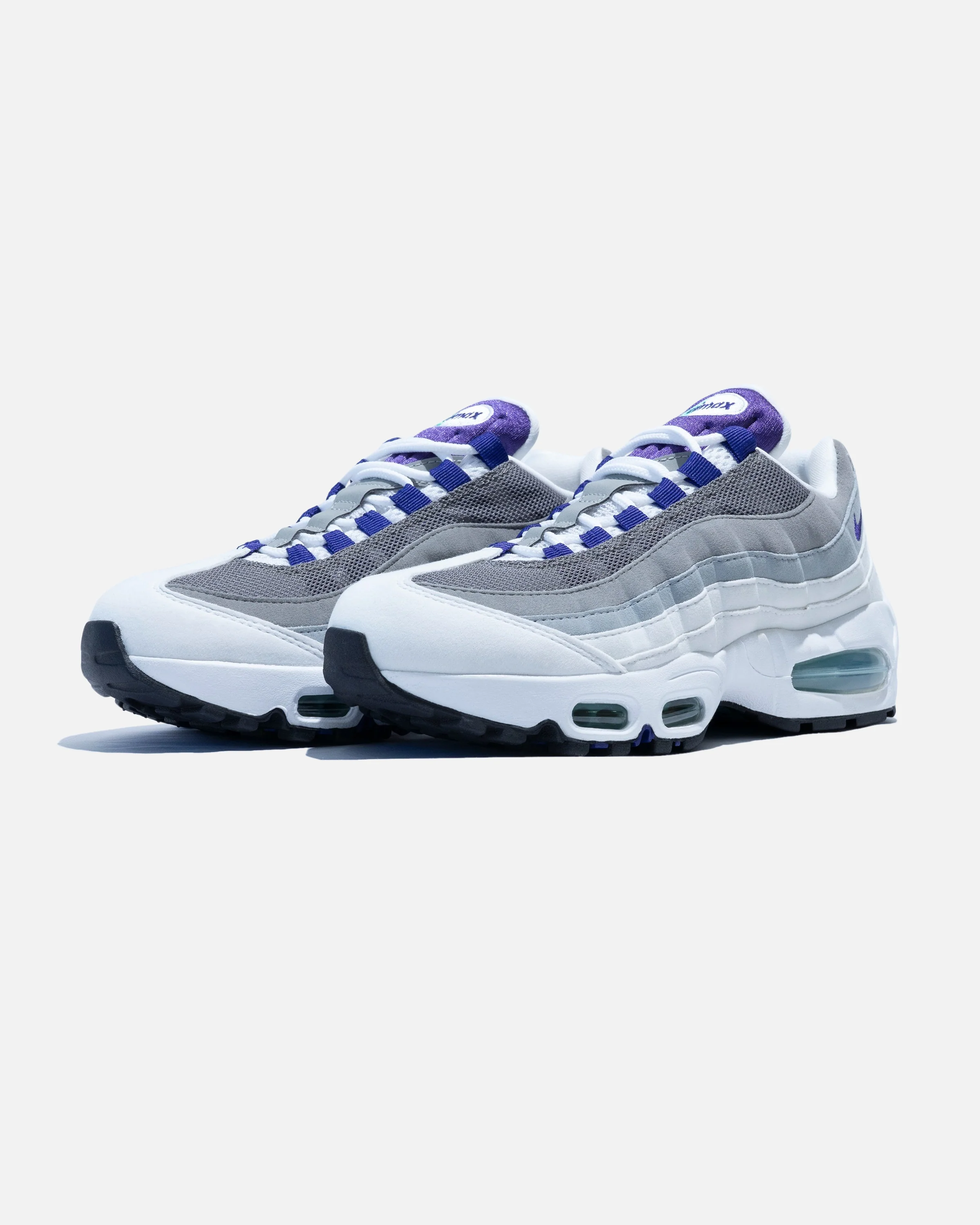 NIKE WMNS AIR MAX 95 OG - WHITE/ COURTPURPLE/ EMERALDGREEN
