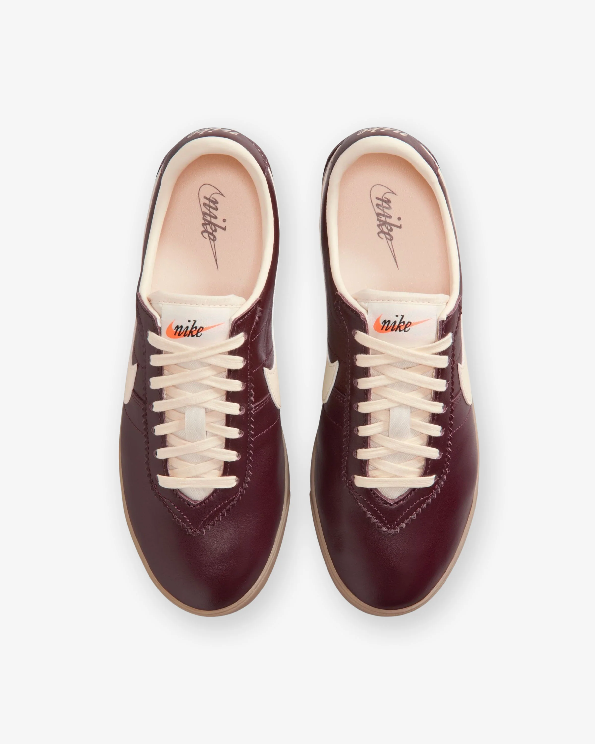 NIKE WMNS ASTROGRABBER LEATHER - BURGUNDY CRUSH/ MUSLIN - Image 4