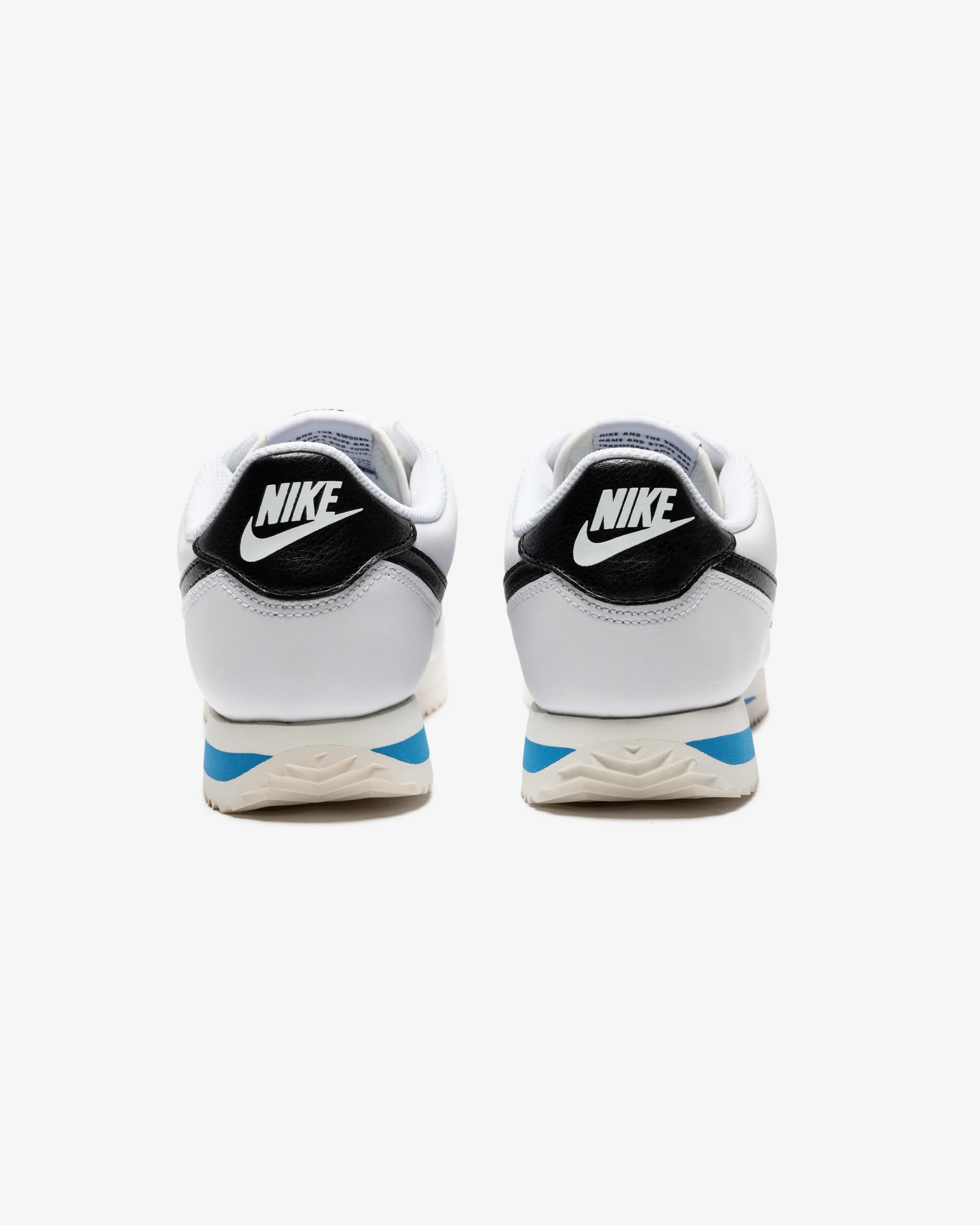 NIKE WOMEN'S CORTEZ - WHITE/ BLACK/ LTPHOTOBLUE - Image 3