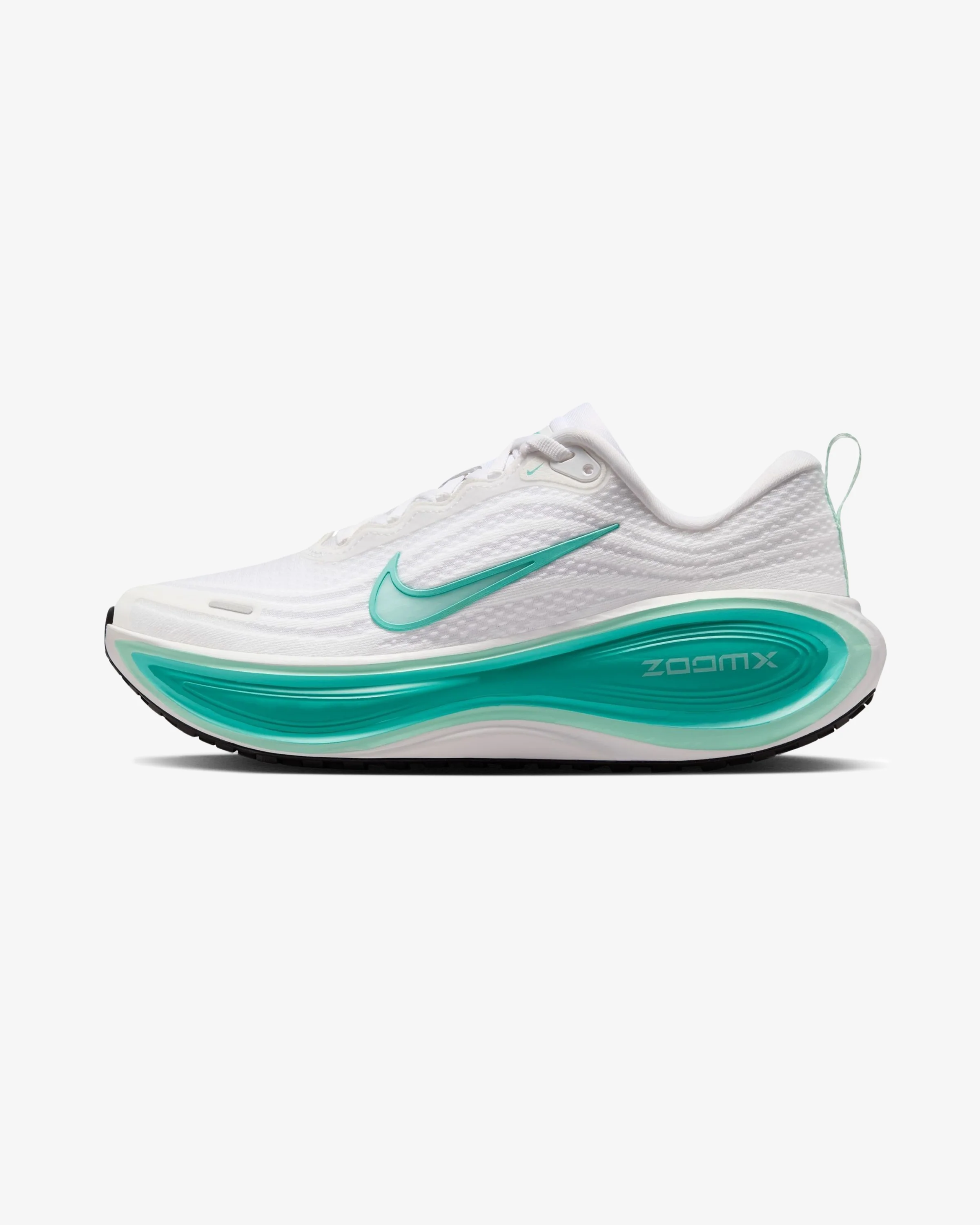 NIKE WOMEN'S VOMERO PLUS - WHITE/ BLEACHED TURQ - Image 2