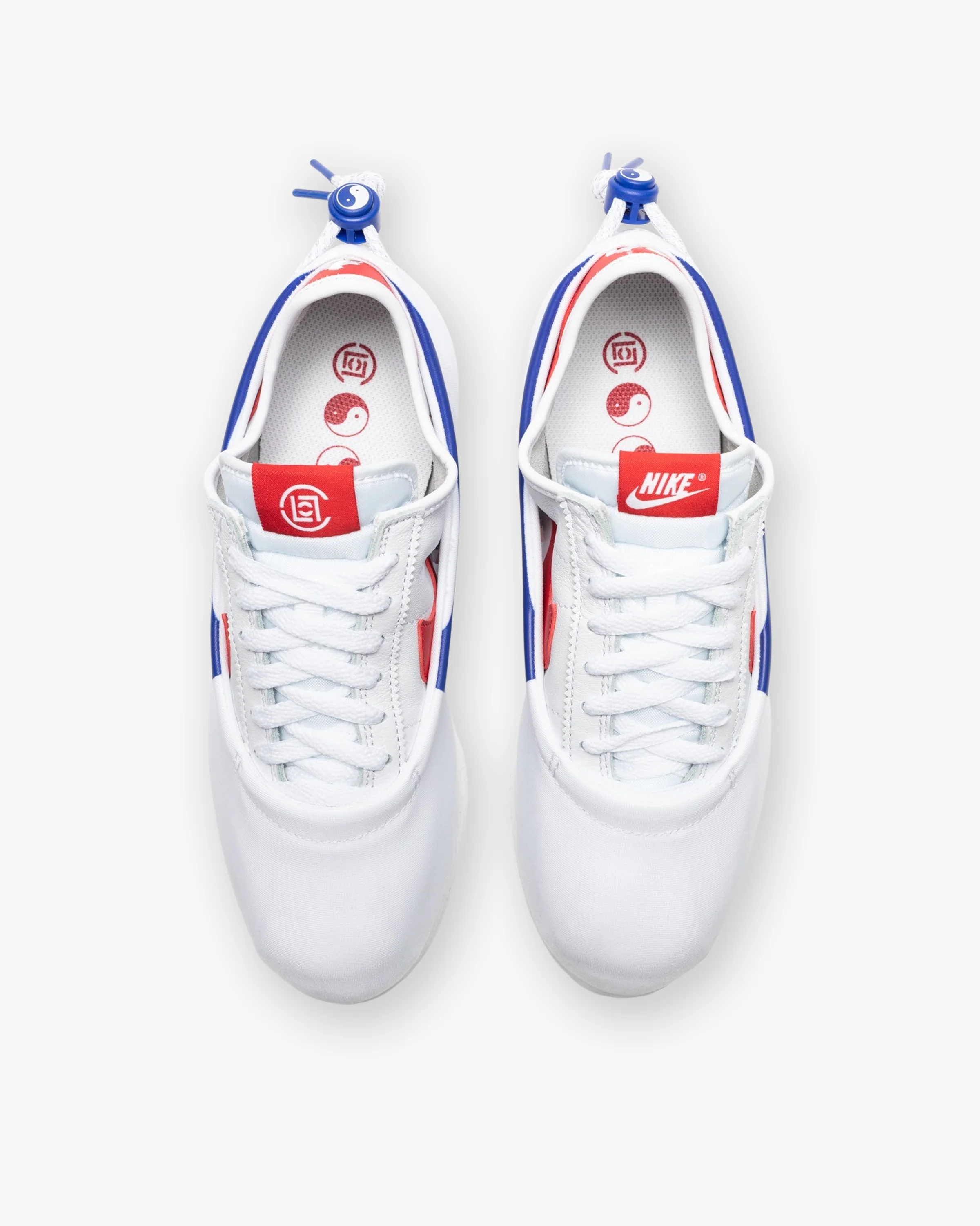 NIKE X CLOT CORTEZ - WHITE/ GAMEROYAL/ UNIVERSITYRED - Image 4