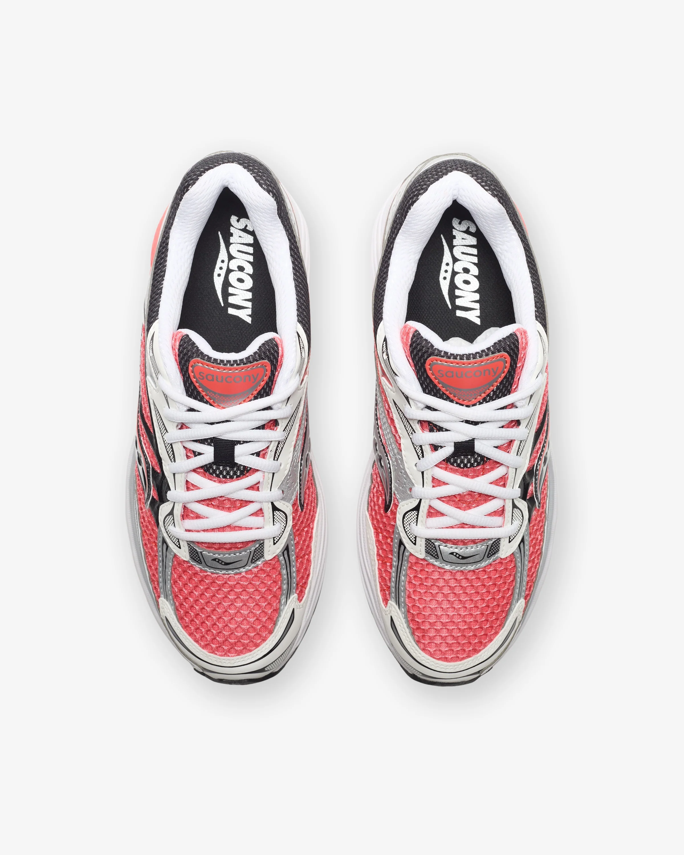 SAUCONY PROGRID OMNI 9 - SILVER/ CORAL - Image 4