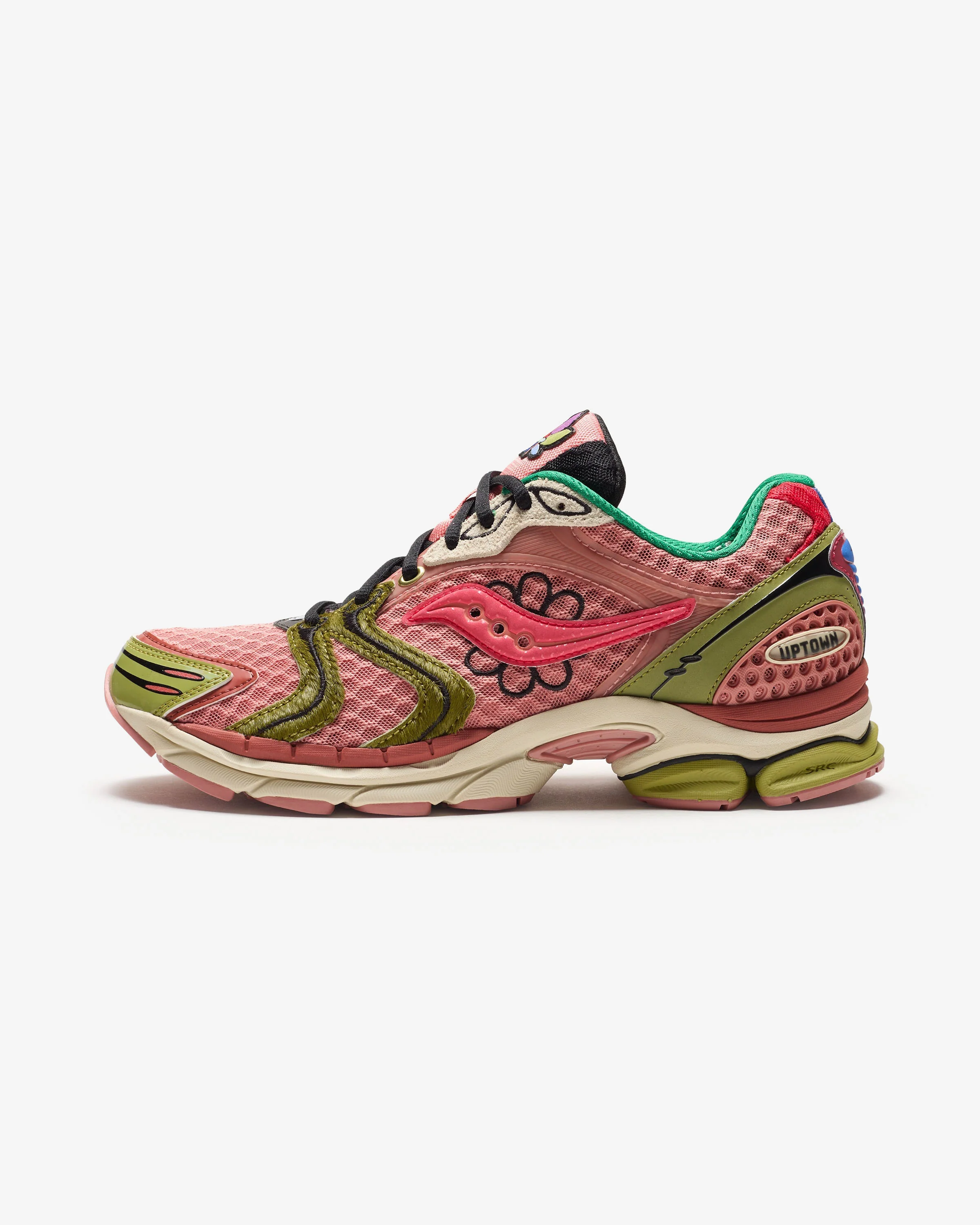 SAUCONY X JAE TIPS PROGRID TRIUMPH 4 - PEACH/ LEAF - Image 2