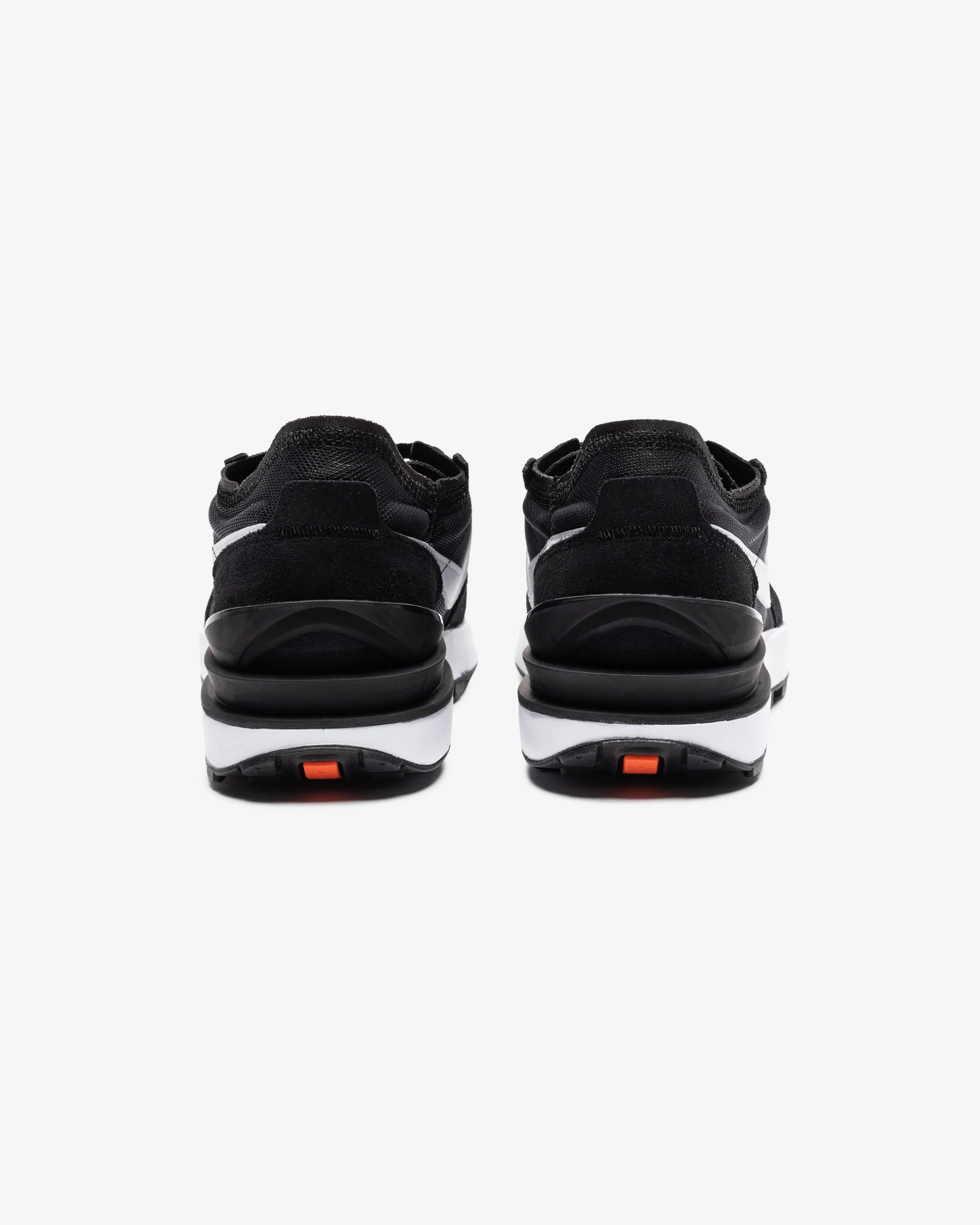 NIKE WOMEN'S WAFFLE ONE - BLACK/ WHITE/ ORANGE - Image 3